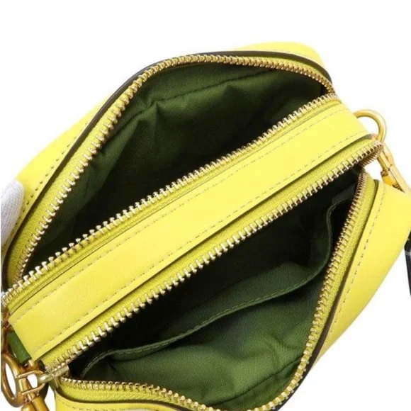Tory Burch Yellow and Green Crossbody Bag - Picture 2 of 5